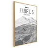 Artgeist Plakatas - Majestic mountain peak Elbrus mountain crown mountain landscape