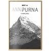 Artgeist Plakatas - Majestic mountain peak Annapurna mountain crown mountain landscape