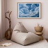 Artgeist Plakatas - Mėlyna Sky Breaking Through Baltas, Fluffy Clouds