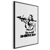 Artgeist Plakatas - Mona Lisa with a Bazooka