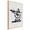 Artgeist Plakatas - Mona Lisa with a Bazooka