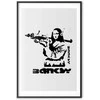 Artgeist Plakatas - Mona Lisa with a Bazooka