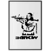Artgeist Plakatas - Mona Lisa with a Bazooka