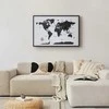 Artgeist Plakatas - Monochromatic Map
