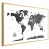 Artgeist Plakatas - Monochromatic Map