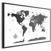 Artgeist Plakatas - Monochromatic Map