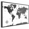 Artgeist Plakatas - Monochromatic Map