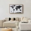 Artgeist Plakatas - Monochromatic Map