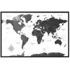 Artgeist Plakatas - Monochromatic Map