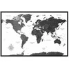 Artgeist Plakatas - Monochromatic Map