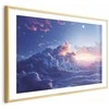 Artgeist Plakatas - Night Concert in the Mountains: Clouds Illuminated by the Last Rays of the Sun