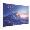 Artgeist Plakatas - Night Concert in the Mountains: Clouds Illuminated by the Last Rays of the Sun