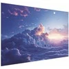 Artgeist Plakatas - Night Concert in the Mountains: Clouds Illuminated by the Last Rays of the Sun
