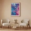 Artgeist Plakatas - Night Flows - abstract waves in shades of mėlynas and violetinė