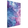 Artgeist Plakatas - Night Flows - abstract waves in shades of mėlynas and violetinė