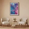 Artgeist Plakatas - Night Flows - abstract waves in shades of mėlynas and violetinė