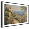 Artgeist Plakatas - Nostalgic impression - a pensive woman contemplating