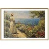 Artgeist Plakatas - Nostalgic impression - a pensive woman contemplating