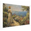 Artgeist Plakatas - Nostalgic impression - a pensive woman contemplating