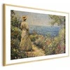 Artgeist Plakatas - Nostalgic impression - a pensive woman contemplating