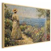 Artgeist Plakatas - Nostalgic impression - a pensive woman contemplating