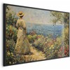 Artgeist Plakatas - Nostalgic impression - a pensive woman contemplating