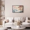 Artgeist Plakatas - Ocean Cliffs and Trees; Delicate Motif in Pastel Colors