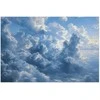 Artgeist Plakatas - Ocean in the Air: Waving Clouds Reflecting Morning Light