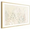 Artgeist Plakatas - Pastel-rusvai gelsvas Meadow