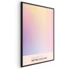 Artgeist Plakatas - Peaceful Drift - Delicate Pastel Shades Creating a Harmonious Whole