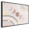 Artgeist Plakatas - Phases of the Moon with a Rainbow