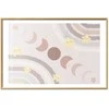 Artgeist Plakatas - Phases of the Moon with a Rainbow