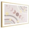 Artgeist Plakatas - Phases of the Moon with a Rainbow