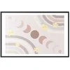Artgeist Plakatas - Phases of the Moon with a Rainbow