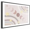 Artgeist Plakatas - Phases of the Moon with a Rainbow