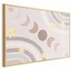 Artgeist Plakatas - Phases of the Moon with a Rainbow