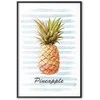 Artgeist Plakatas - Pineapple and Stripes