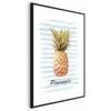 Artgeist Plakatas - Pineapple and Stripes
