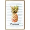 Artgeist Plakatas - Pineapple and Stripes