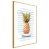 Artgeist Plakatas - Pineapple and Stripes