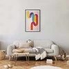 Artgeist Plakatas - Rainbow Tubes - abstract illustration with colorful gradients
