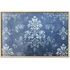 Artgeist Plakatas - Retro Ornament in Worn Blues