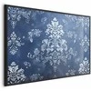 Artgeist Plakatas - Retro Ornament in Worn Blues
