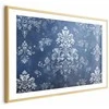 Artgeist Plakatas - Retro Ornament in Worn Blues