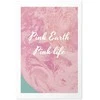 Artgeist Plakatas - Rožinė Earth, Rožinė Life