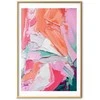 Artgeist Plakatas - Rožinė Palette - vibrant shades of pink, oranžinis, and žalias on canvas