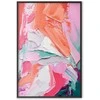 Artgeist Plakatas - Rožinė Palette - vibrant shades of pink, oranžinis, and žalias on canvas