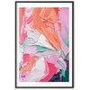 Artgeist Plakatas - Rožinė Palette - vibrant shades of pink, oranžinis, and žalias on canvas