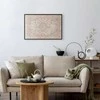Artgeist Plakatas - Sand Carpet - Worn Persian Rug with Rich Ornamental Motifs