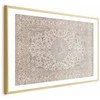 Artgeist Plakatas - Sand Carpet - Worn Persian Rug with Rich Ornamental Motifs